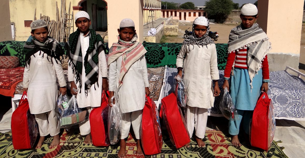 New clothes for madrassah students