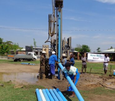 A boring rig in Malawi