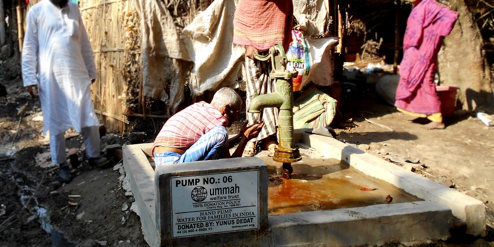 Hand pump in India
