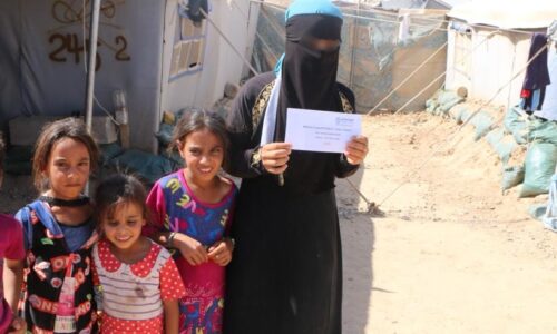 An orphaned family in Iraq