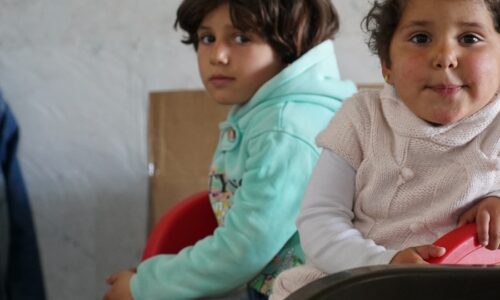 School children in Syria