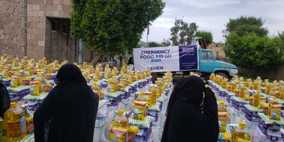 Sister in Yemen receiving Food Assistance