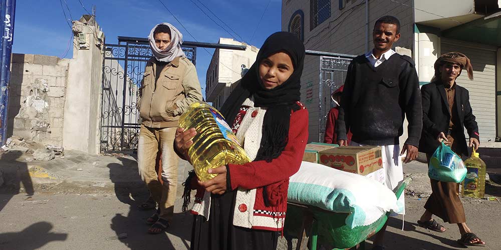 Food Supplies for a girl in Yemen