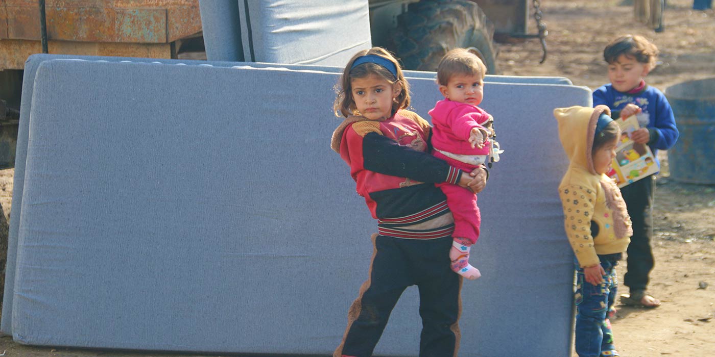 Displaced Children in Azaz Syria