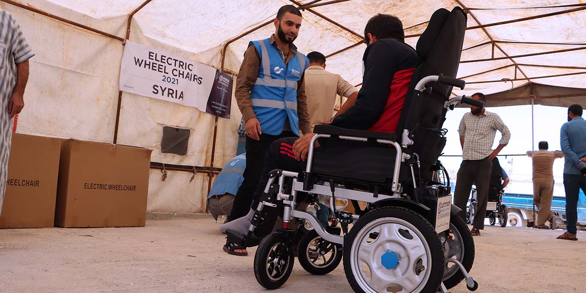 Electric Wheelchair Syria Charity