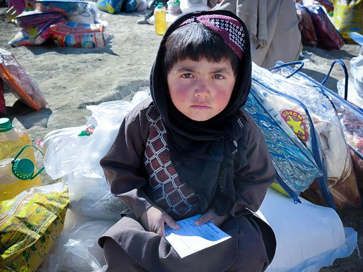Afghan Boy in Winter