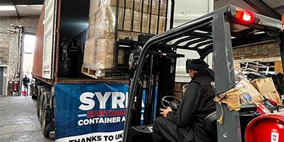 Relief Container for Syria's Earthquake Victims