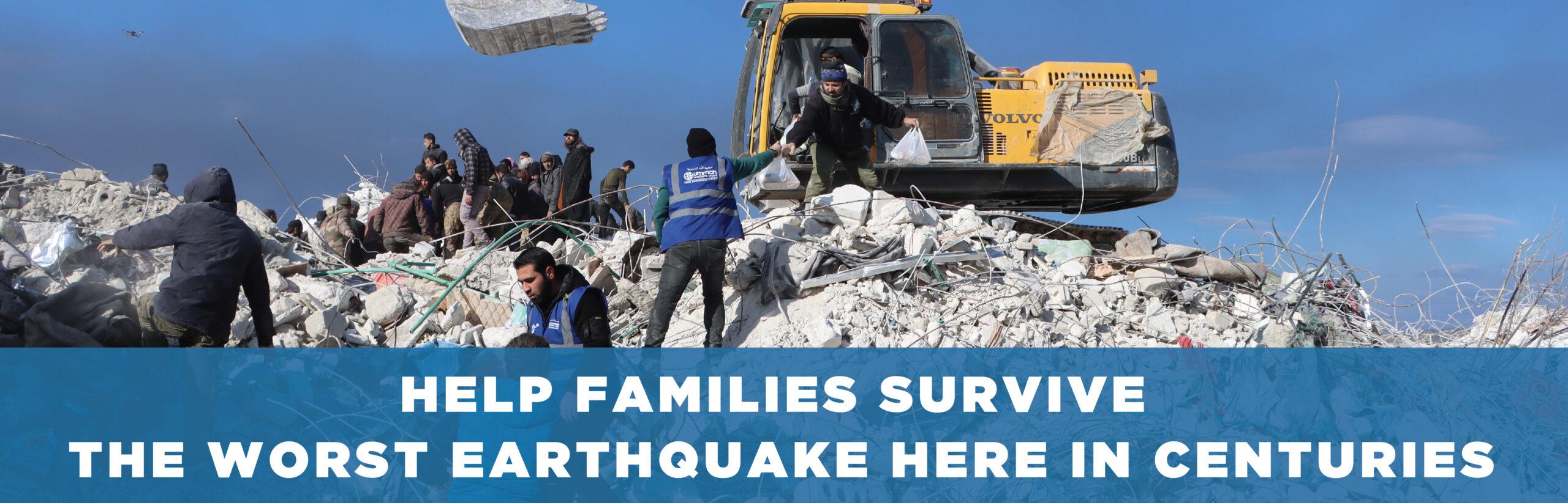 Help Families Survive the Worst Earthquake in Centuries