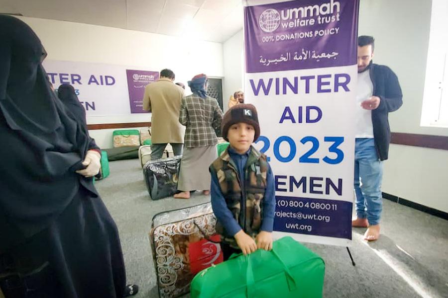 Winter Warmth for Yemen's Forgotten by Ummah Welfare Trust (UWT)