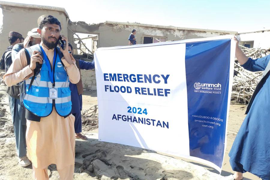 Relief Convoy for Afghanistan's Flood Victims