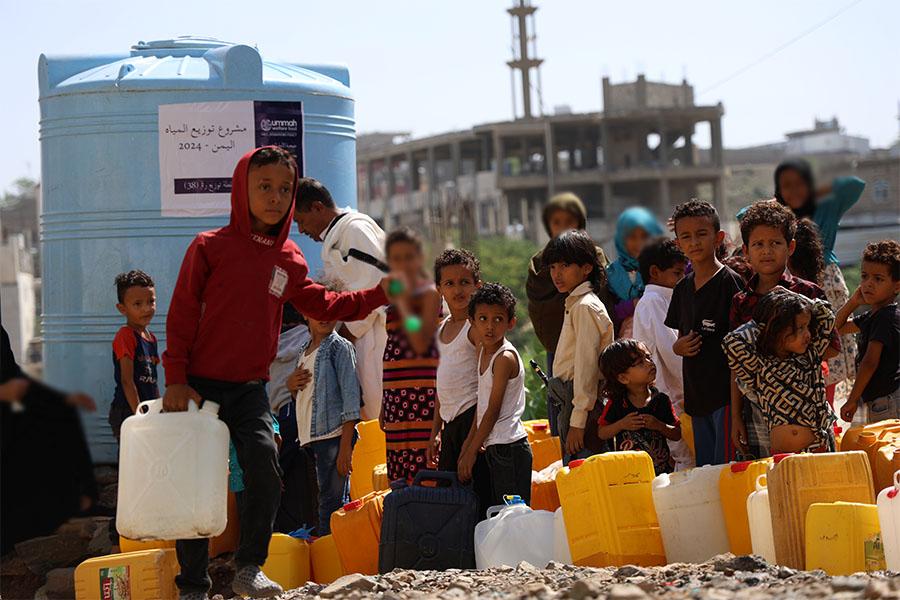Water Distribution by Ummah Welfare Trust