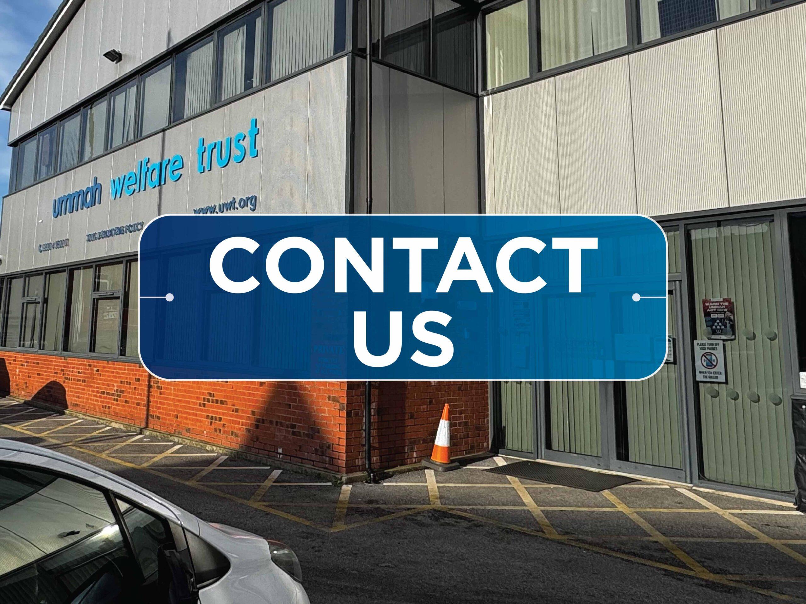 Contact Us - Ummah Welfare Trust (UWT)